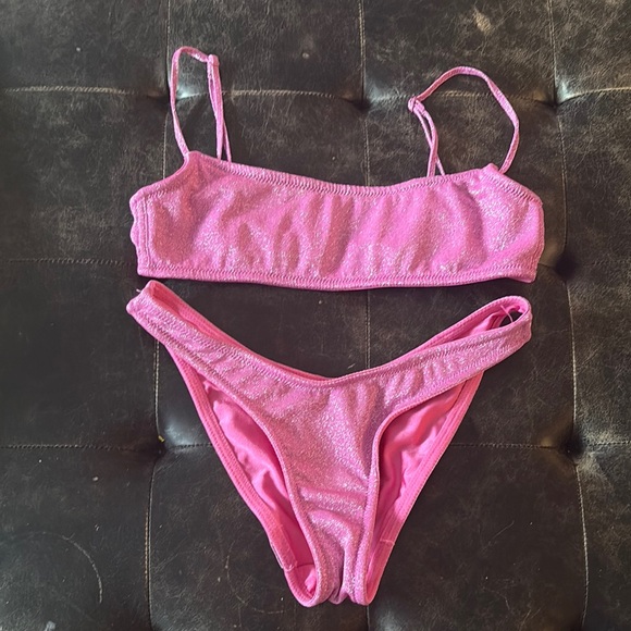 Triangl Swimwear Pink Bikini Set - Picture 1 of 4